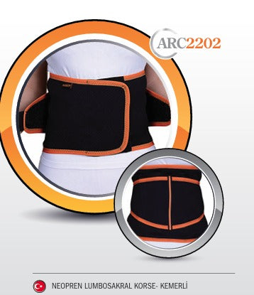 LİBOR NEOPREN LUMBOSAKRAL KORSE- KEMERLİ -ARC2202