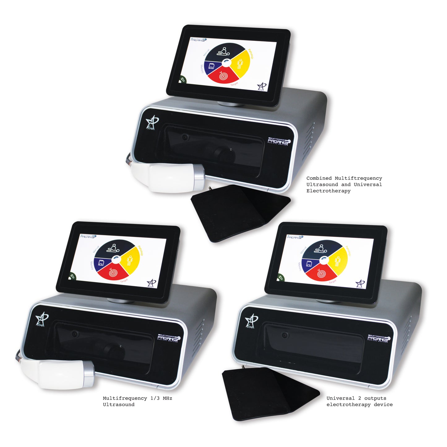 STAR GRAN TRIO-ELEKTRO TERAPİ - ULTRASOUND - VAKUM