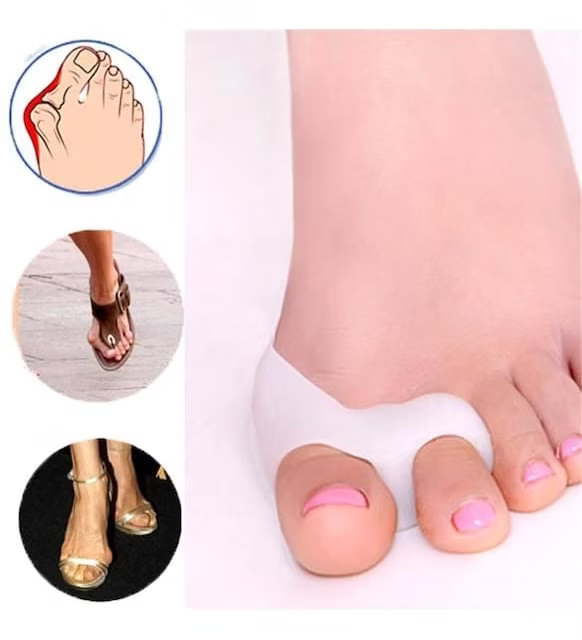 Ayak bunyon koruyucu makaralı set 2 parmağa geçen