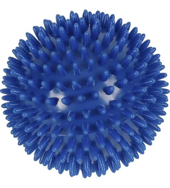 Libor El Egzersiz Masaj Ve Duyu Topu , Yumuşak Dikenli Top Mavi Renk 10 Cm