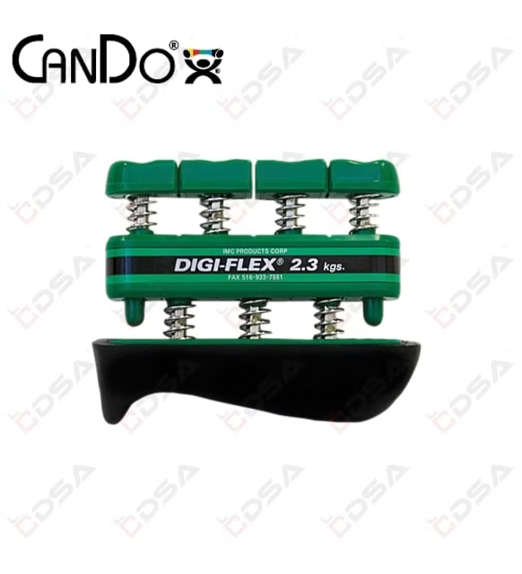 CanDo® Digi-Flex® Hand Exerciser - Green, Medium - Finger (5.0 lb) / hand (16.0)
