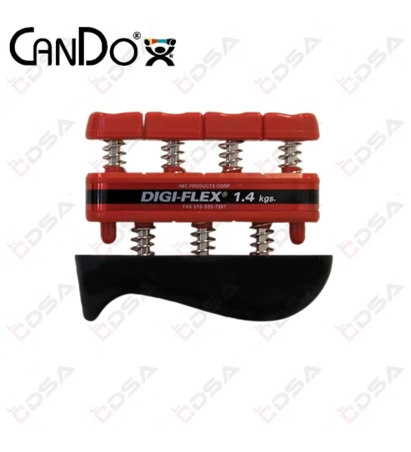 CANDO® DİGİ-FLEX® HAND EXERCİSER - RED, LİGHT - FİNGER (3.0 LB) / HAND