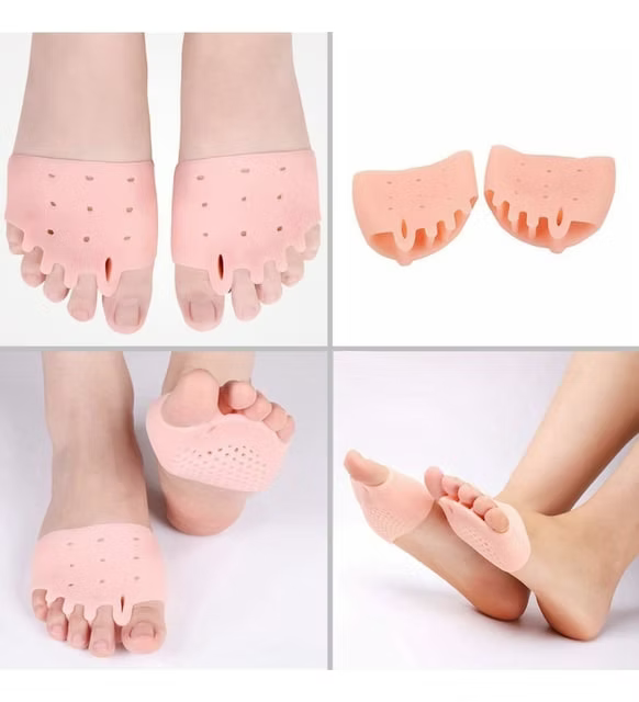 Jel ayak parmağı düzleştirici, ayak parmağı ayırıcısilikon Valgus düzeltici jel