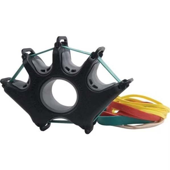 Libor Cando Digi-Extend El ve Parmak Egzersiz Lastiği-14 Lastikli (5 Ten, 4 Sarı)