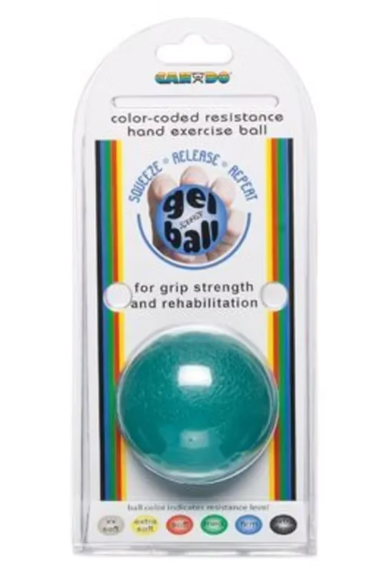 Cando Gel Squeeze Sıkma Egzersiz Topu Mavi Ağır