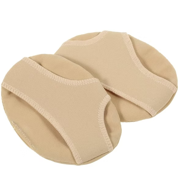 Ön ayak ayakkabı pedleri , silikon yarım tabanlık Metatarsal ayak bakımı jel yas