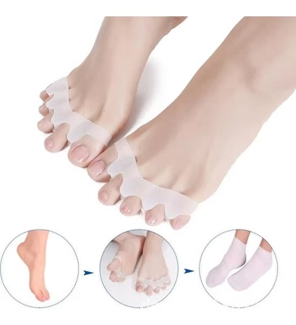 Silikon Parmak Ayırıcı Parmak Düzeltme Aparatı 1 ÇİFT