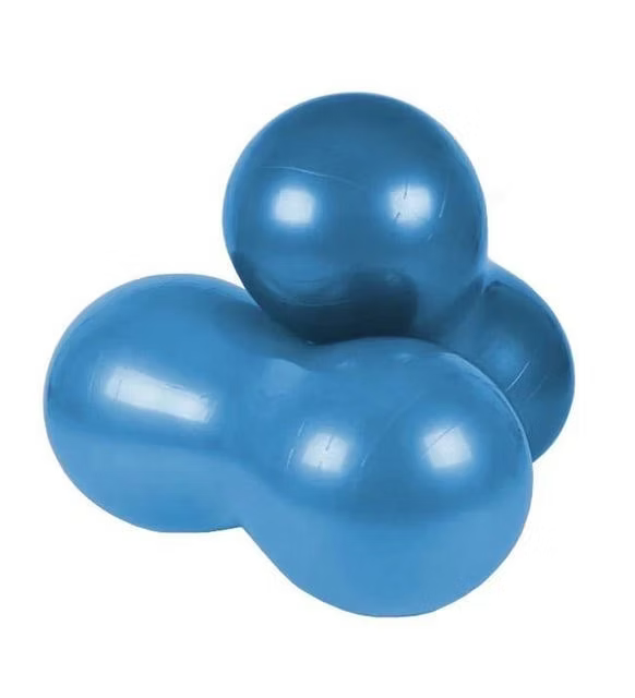 Delta Fıstık Şeklinde 90 Cm X 45 Cm Mavi Pilates Topu