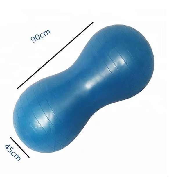 Delta Fıstık Şeklinde 90 Cm X 45 Cm Mavi Pilates Topu