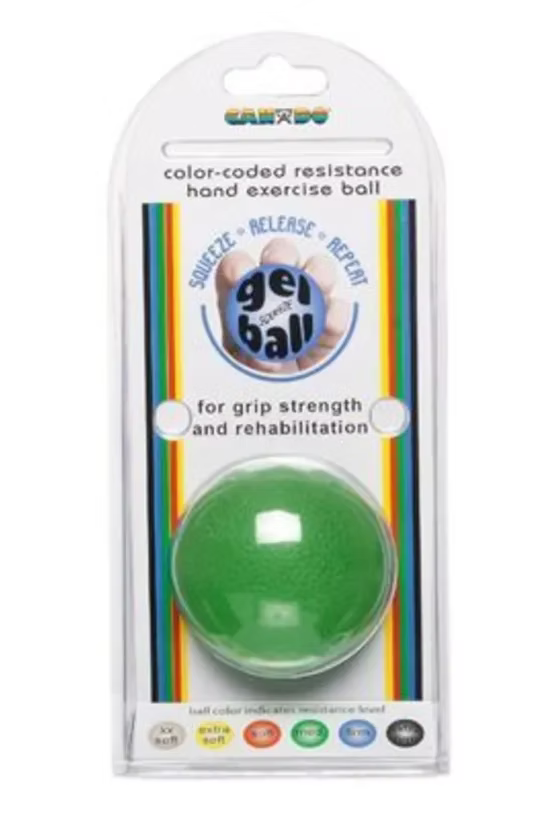 Cando ® Gel Squeeze Sıkma Egzersiz Topu Yeşil Orta