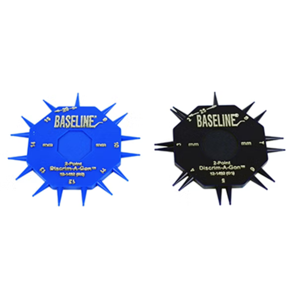 Libor Baseline Diskriminatör Çarkı Iki Nokta Ayrımı Seti 2'li Disk Plastik Uçlar