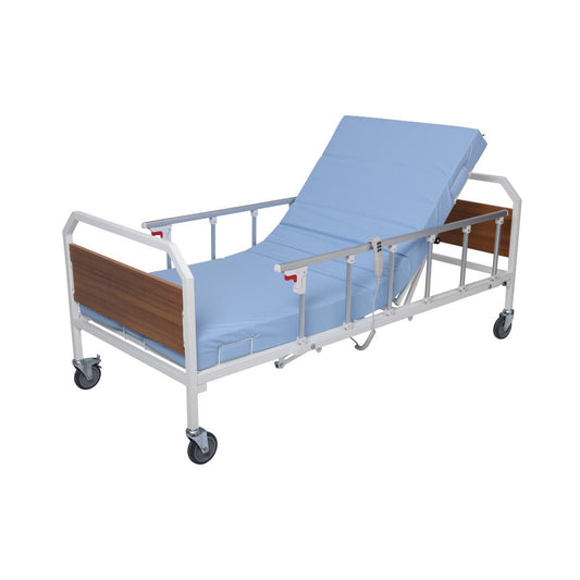 Libor AZKA DD01 Dual Motorlu Alüminyum Korkuluklu Demonte Hasta Karyolası