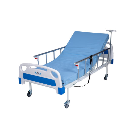 Libor AZKA DE04 Dual Motorlu Alümi̇nyum Korkuluklu Ekonomi̇k Hasta Karyolası