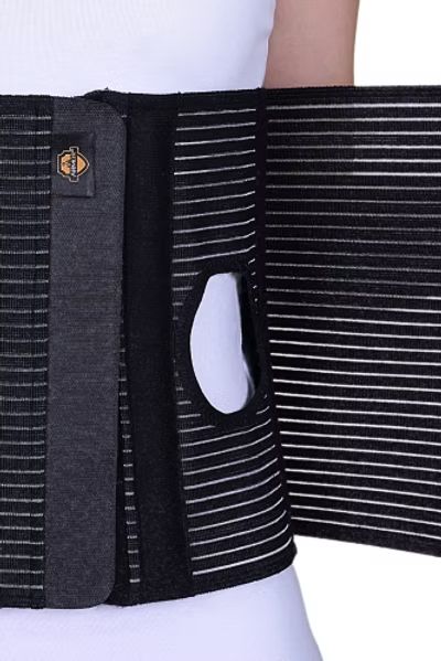 Abdominal Korse - Kolostomi İçin - 26 cm Yüksekliğinde