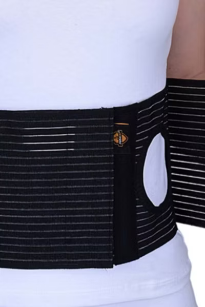Abdominal Korse - Kolostomi İçin - 16 cm Yüksekliğinde
