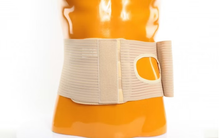 Abdominal Korse - Kolostomi İçin - 16 cm Yüksekliğinde