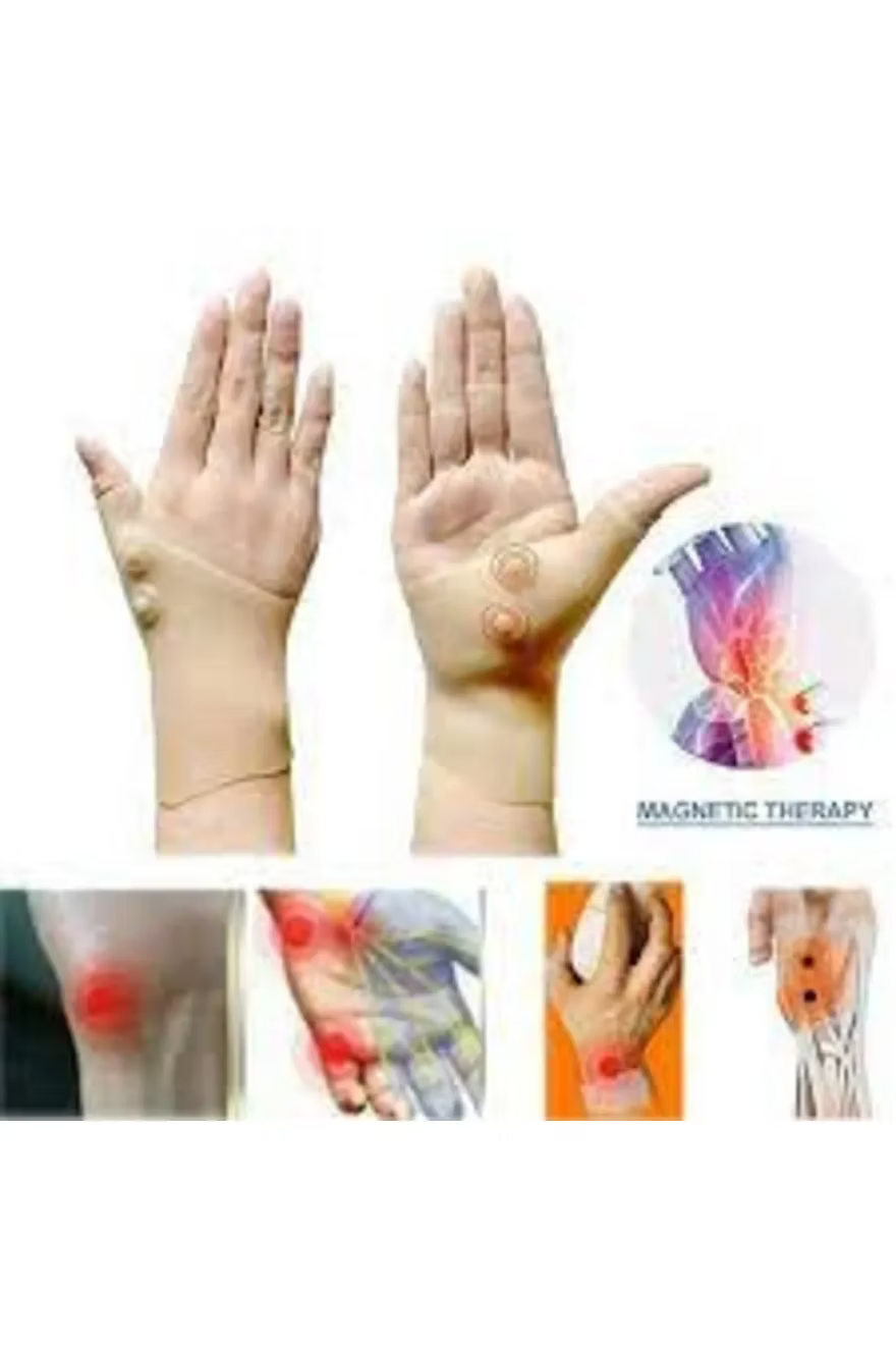 Libor Manyetik El Başparmak Destek Eldiven Silikon Artrit Basınç Düzeltici