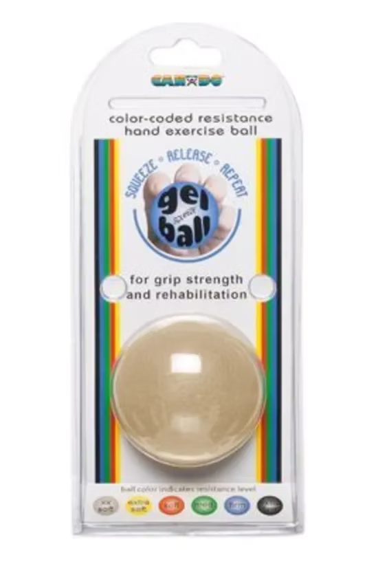 Cando Gel Squeeze Sıkma Egzersiz Topu Ten Xx Hafif