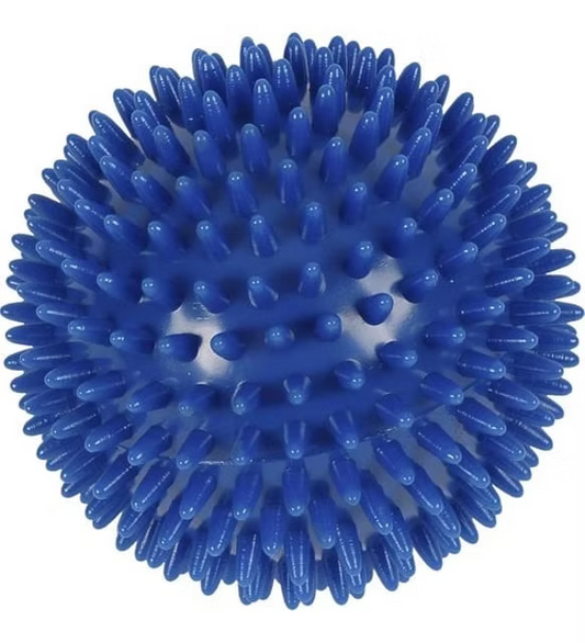 Libor El Egzersiz Masaj Ve Duyu Topu , Yumuşak Dikenli Top Mavi Renk 10 Cm