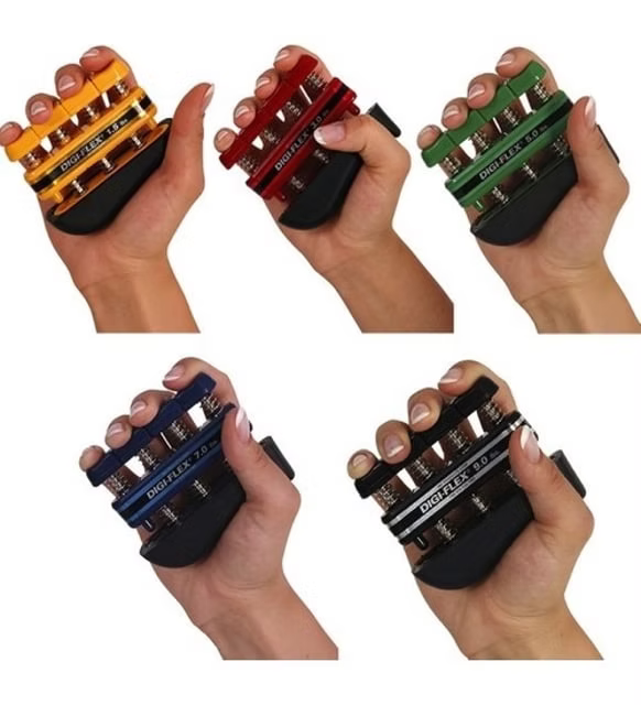 CANDO DİGİ-FLEX EL EGZERSİZ ALETİ - 5'Lİ SET (SARI, KIRMIZI, YEŞİL, MAVİ, SİYAH)