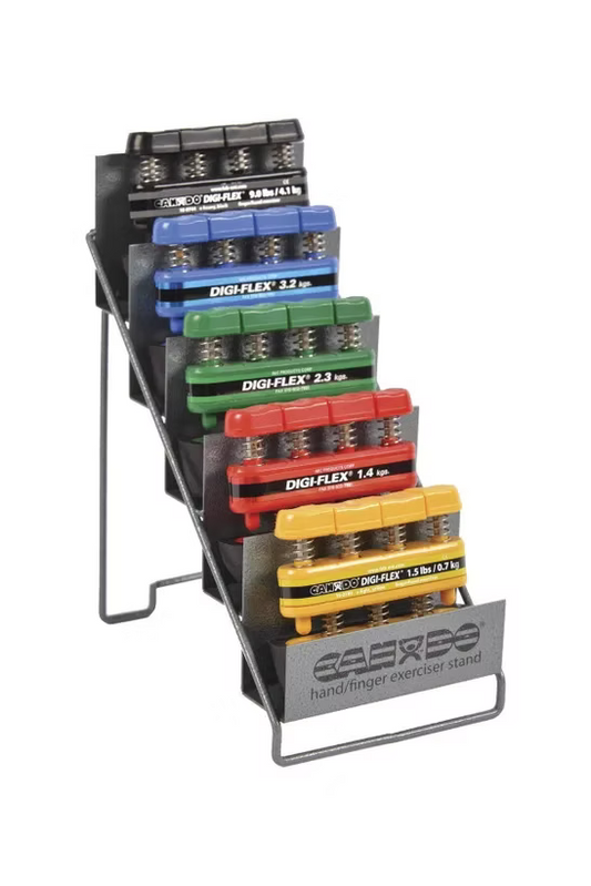 Libor CanDo Digi-Flex el egzersiz aleti - 5'li set (sarı, kırmızı, yeşil, mavi