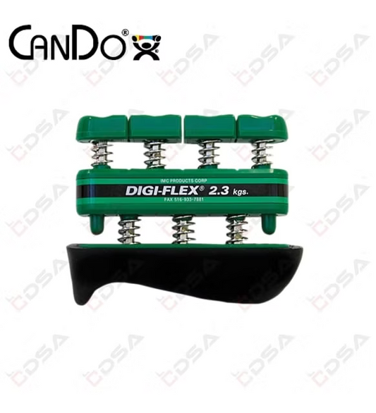 CanDo® Digi-Flex® Hand Exerciser - Green, Medium - Finger (5.0 lb) / hand (16.0)