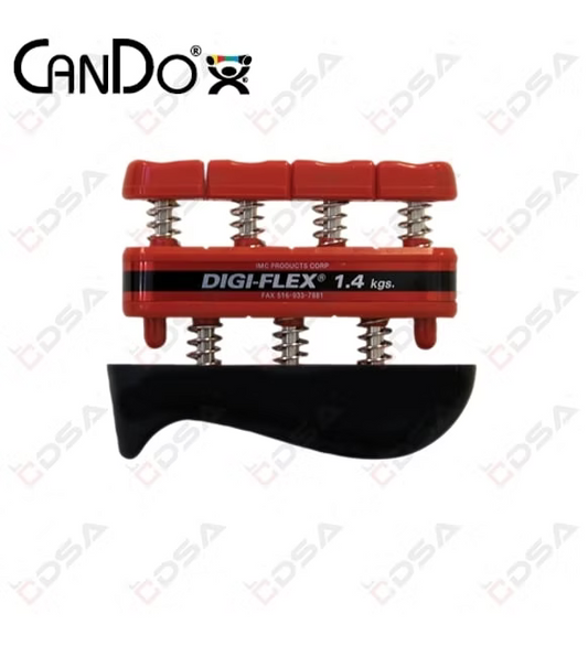 CANDO® DİGİ-FLEX® HAND EXERCİSER - RED, LİGHT - FİNGER (3.0 LB) / HAND