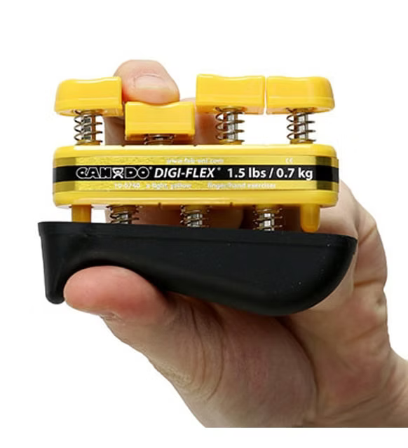 CanDo Digi-Flex el egzersiz aleti - Sarı, x-light - Parmak