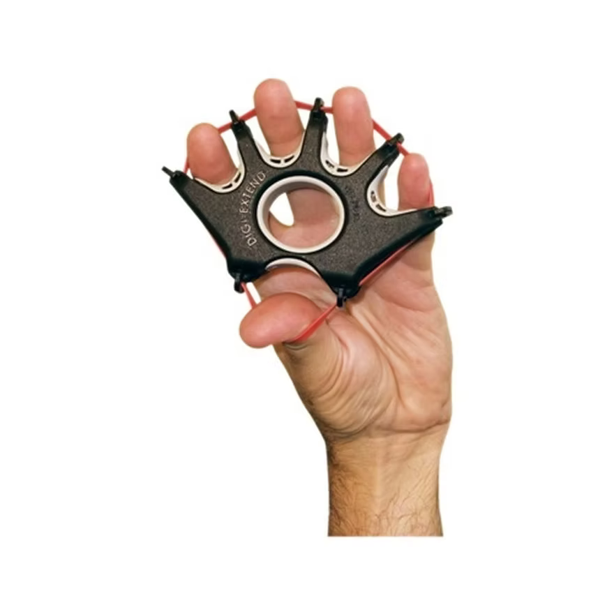 Libor Cando Digi-Extend El ve Parmak Egzersiz Lastiği-14 Lastikli (5 Ten, 4 Sarı)