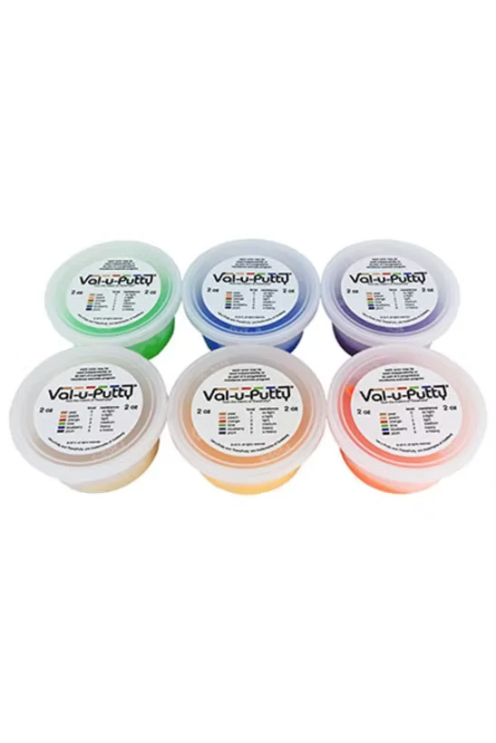 Libor Val-u-Putty Egzersiz Macunu - 6 Parçalı Set - 2 oz: - 1 Libor Val-u-Putty
