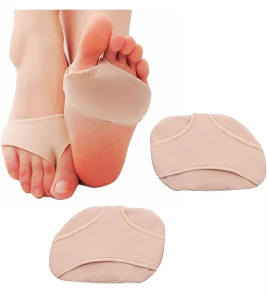 Ön ayak ayakkabı pedleri , silikon yarım tabanlık Metatarsal ayak bakımı jel yas