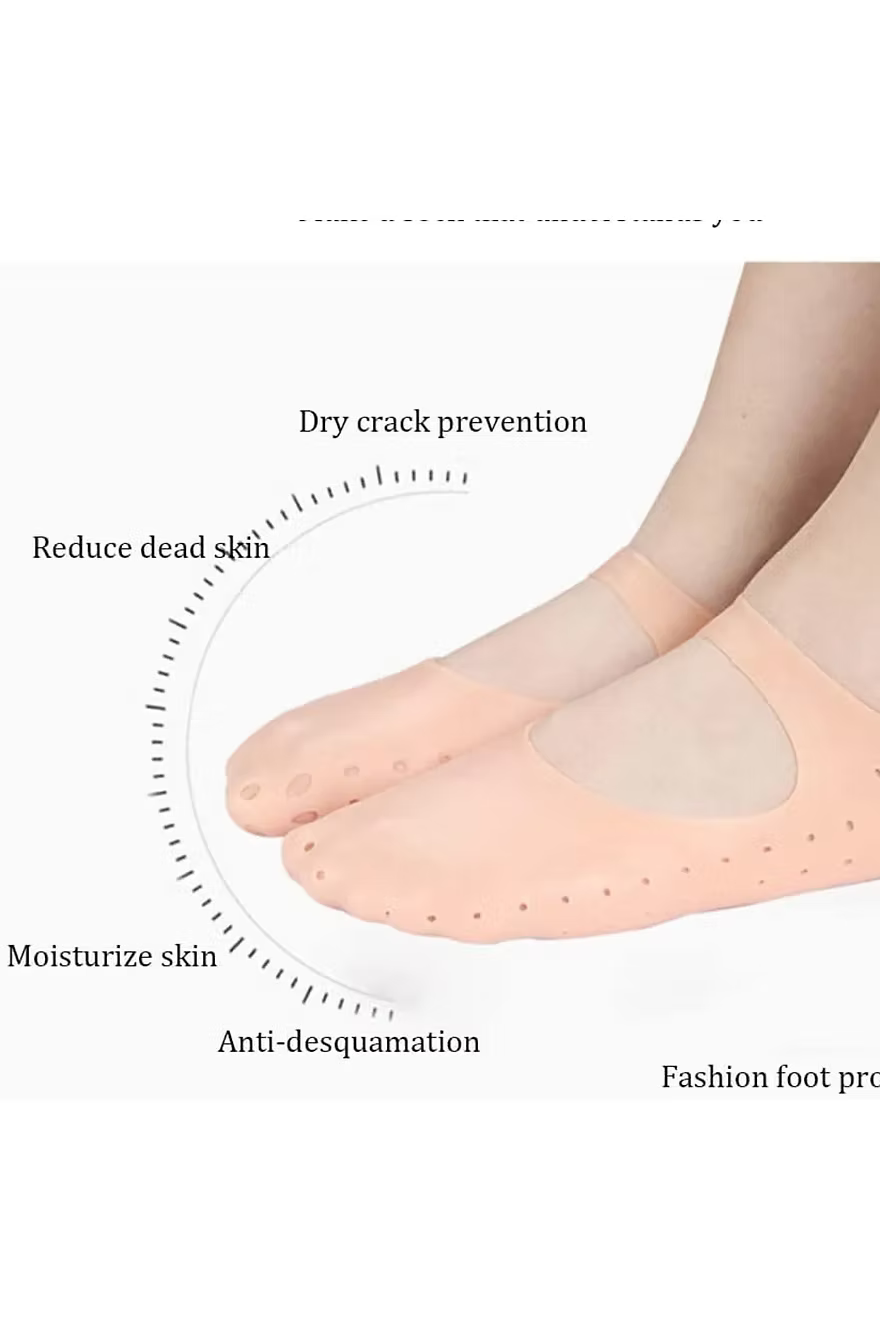 Libor1 çift Silikon Çorap Ayak Bakımı Jel Çorap Nefes Profesyonel Nasır Sökücü