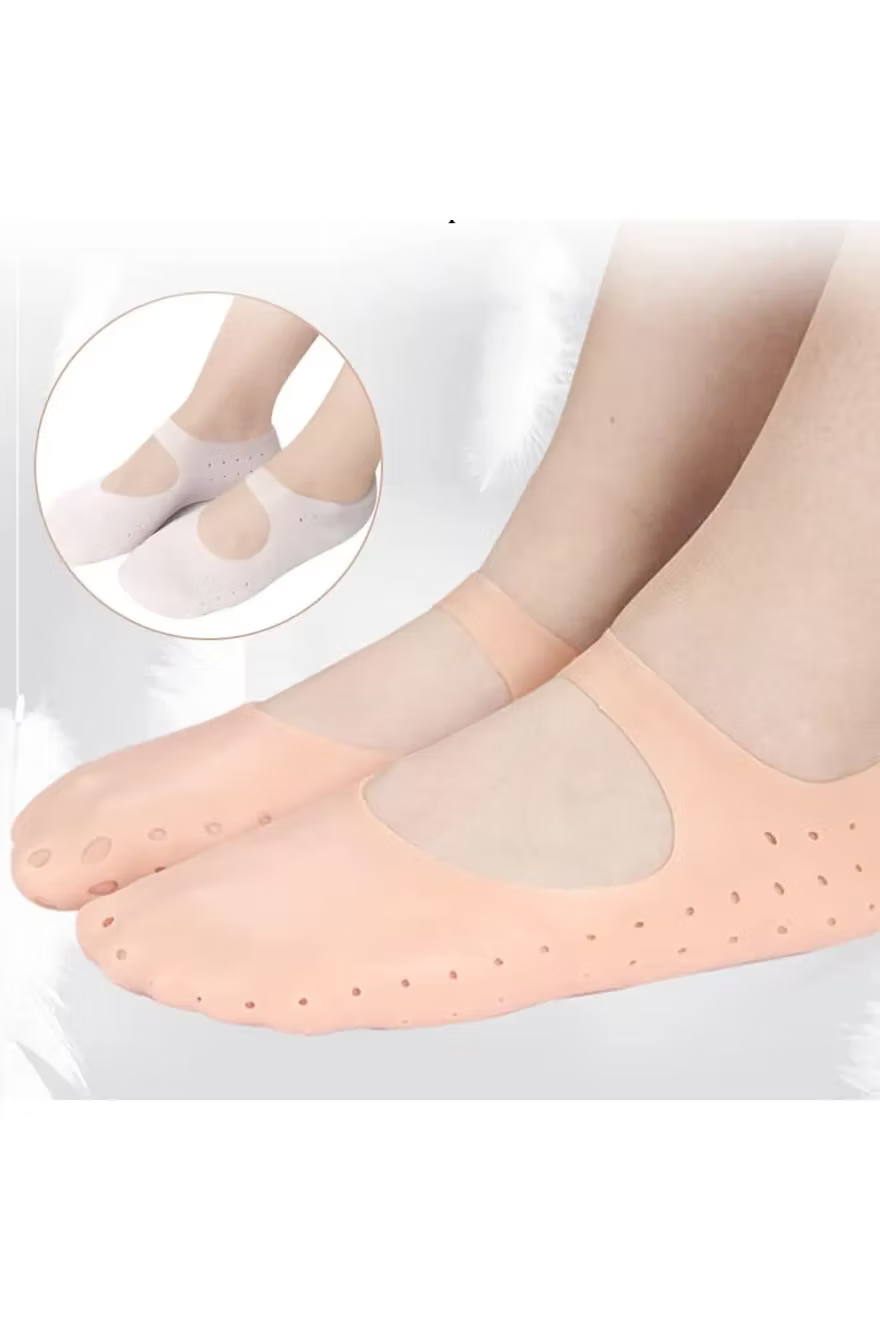 Libor1 çift Silikon Çorap Ayak Bakımı Jel Çorap Nefes Profesyonel Nasır Sökücü