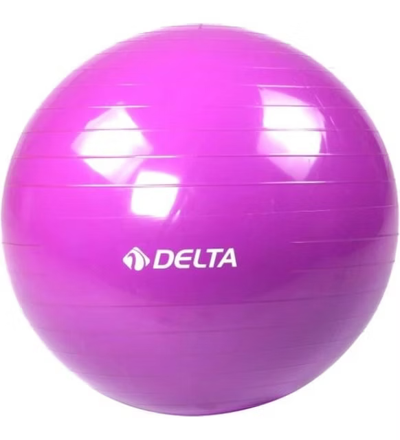Delta 55 cm Pilates Topu Mor (Pompasız)