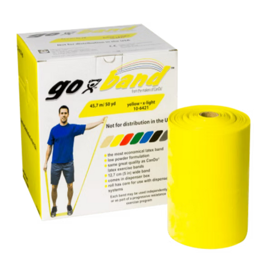 CanDo Go-Band Direnç Egzersiz Bandı Sarı (x lıght) 45.7 mt -10-6421